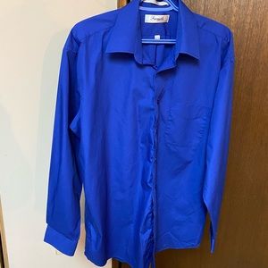 Forsyth royal blue dress shirt